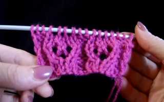 Ажурная дорожка спицами: схемы и описание с фото и видео