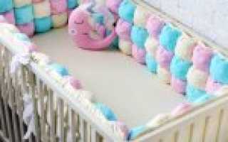 Бортики в кроватку для новорожденных своими руками: пошаговая инструкция