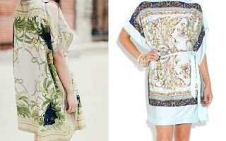 Шьем наряды из платков за один вечер! 5 отличных вариантов.