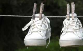 Как правильно высушить кроссовки после стирки: советы